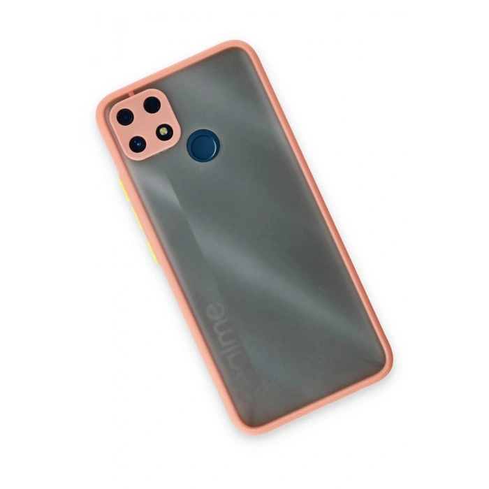 Realme C25 Kılıf Montreal Silikon Kapak - Pembe