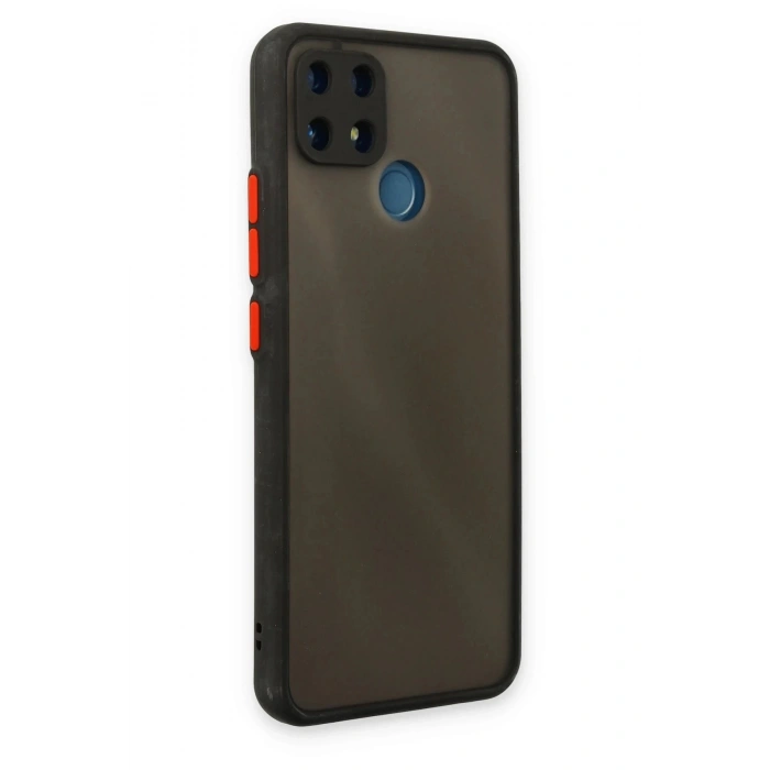 Realme C25 Kılıf Montreal Silikon Kapak - Siyah
