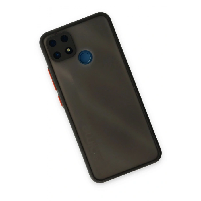 Realme C25 Kılıf Montreal Silikon Kapak - Siyah