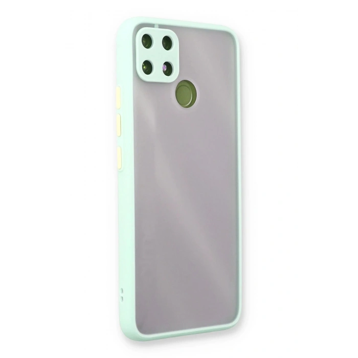 Realme C25 Kılıf Montreal Silikon Kapak - Turkuaz