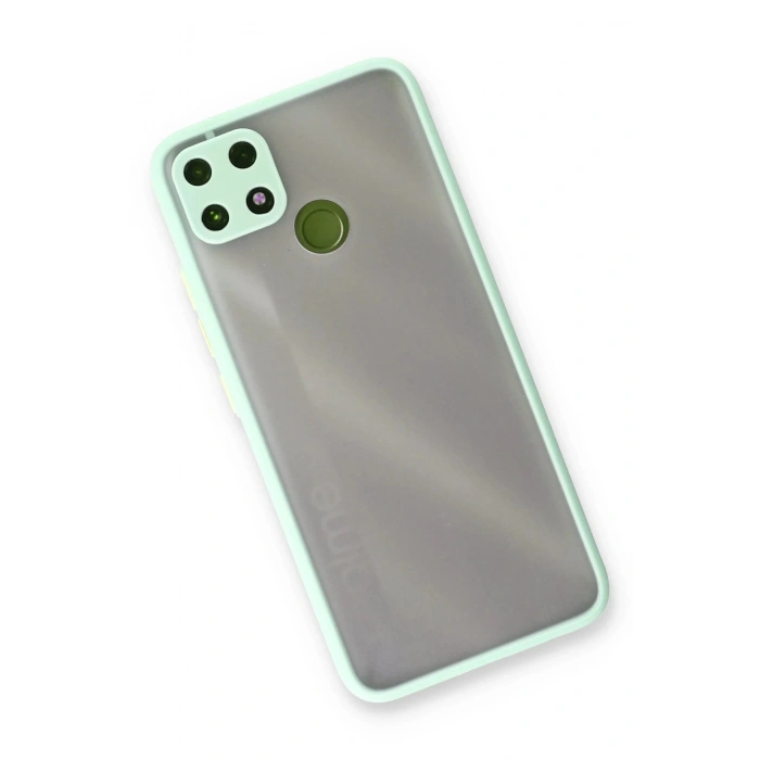Realme C25 Kılıf Montreal Silikon Kapak - Turkuaz