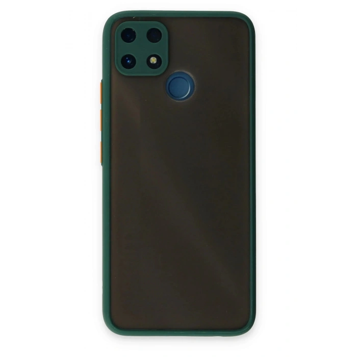 Realme C25 Kılıf Montreal Silikon Kapak - Yeşil