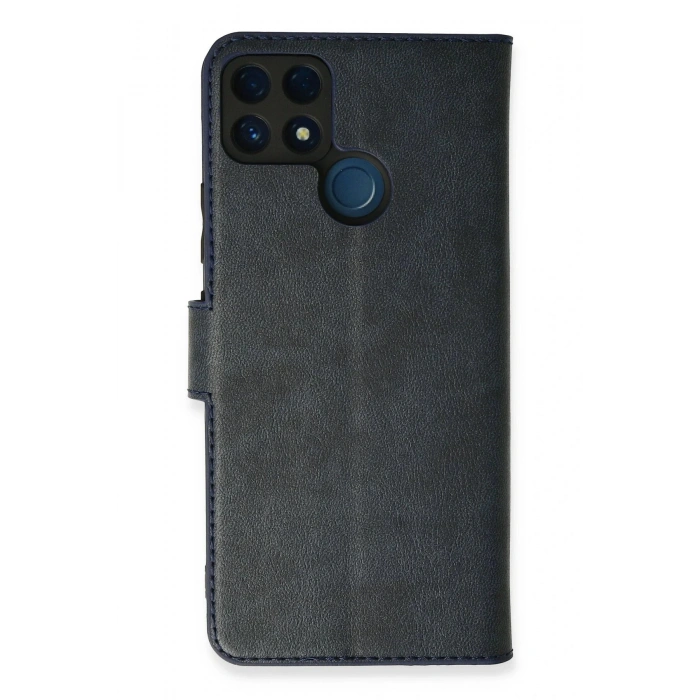 Realme C25 Kılıf Trend S Plus Kapaklı Kılıf - Lacivert