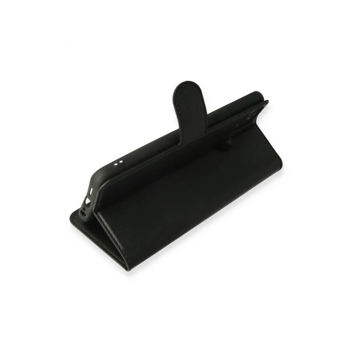 Realme C25 Kılıf Trend S Plus Kapaklı Kılıf - Siyah