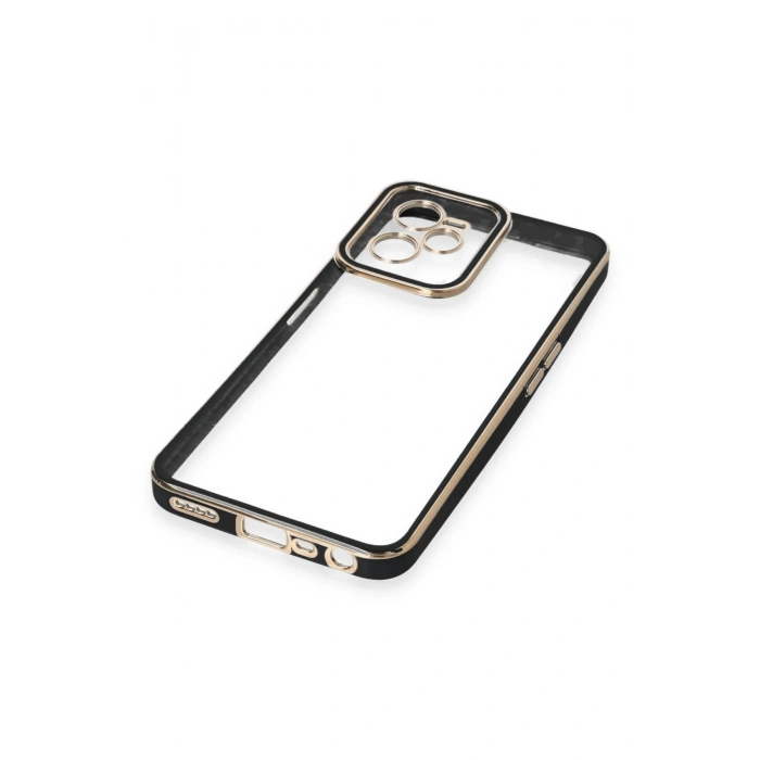 Realme C35 Kılıf Liva Lens Silikon - Siyah