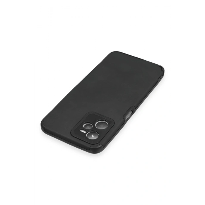 Realme C35 Kılıf Loop Deri Silikon - Siyah