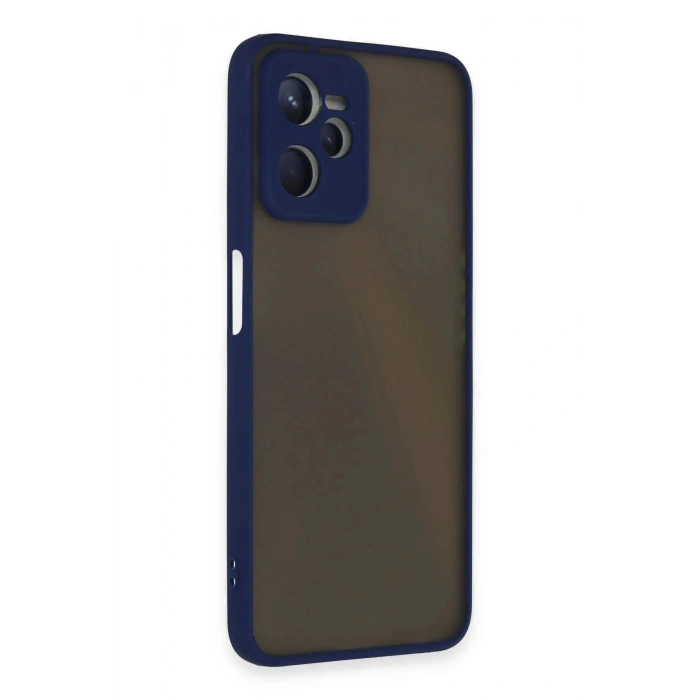 Realme C35 Kılıf Montreal Silikon Kapak - Lacivert