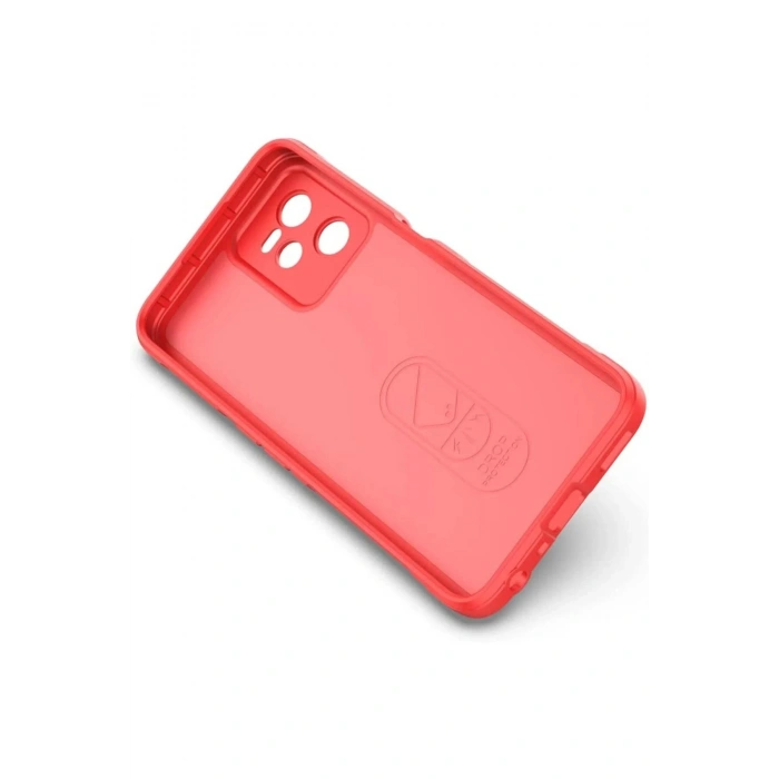 Realme C35 Kılıf Optimum Silikon - Kırmızı
