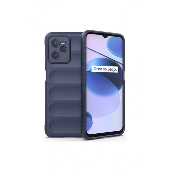 Realme C35 Kılıf Optimum Silikon - Lacivert