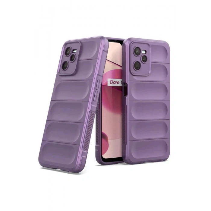 Realme C35 Kılıf Optimum Silikon - Mor