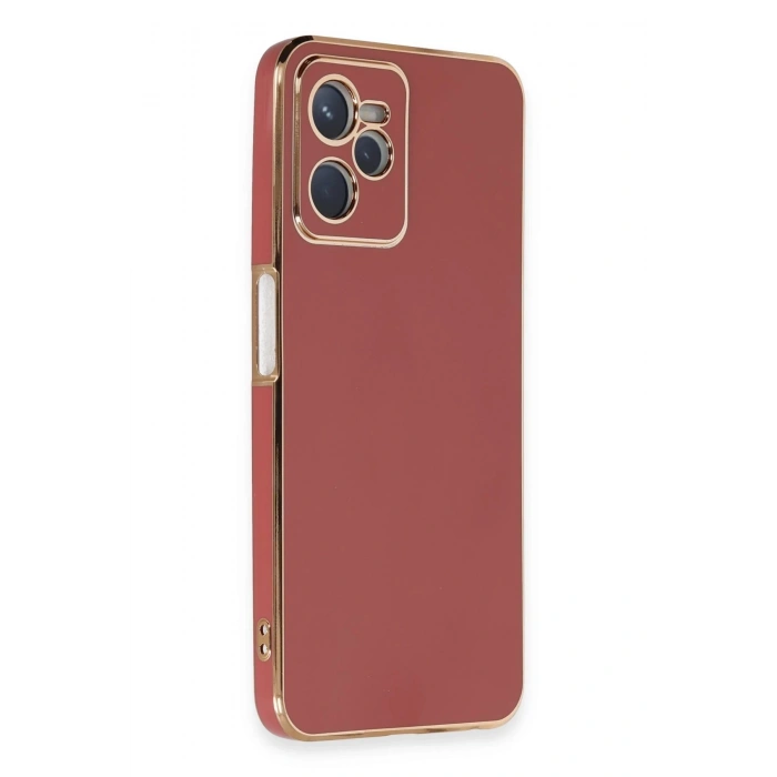 Realme C35 Kılıf Volet Silikon - Kırmızı