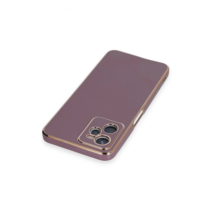 Realme C35 Kılıf Volet Silikon - Mor