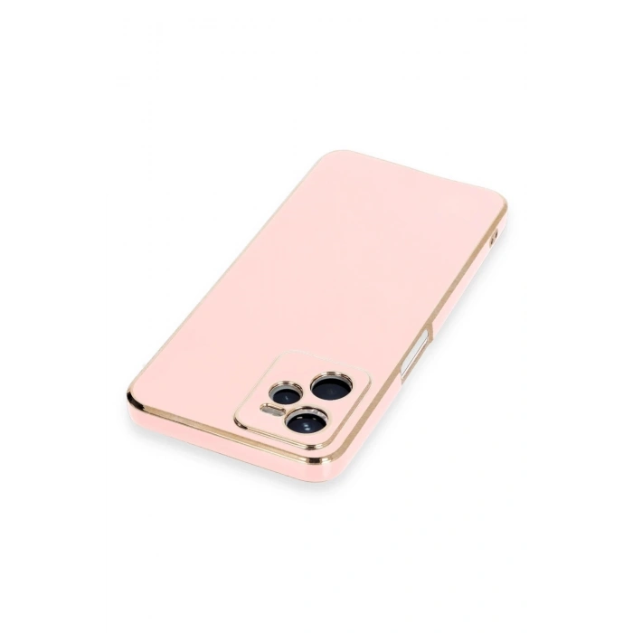 Realme C35 Kılıf Volet Silikon - Pembe