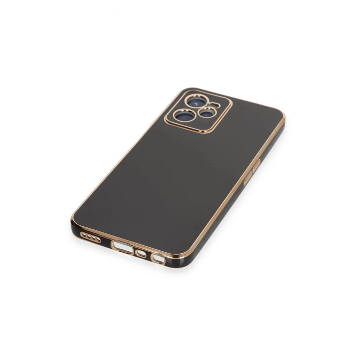 Realme C35 Kılıf Volet Silikon - Siyah