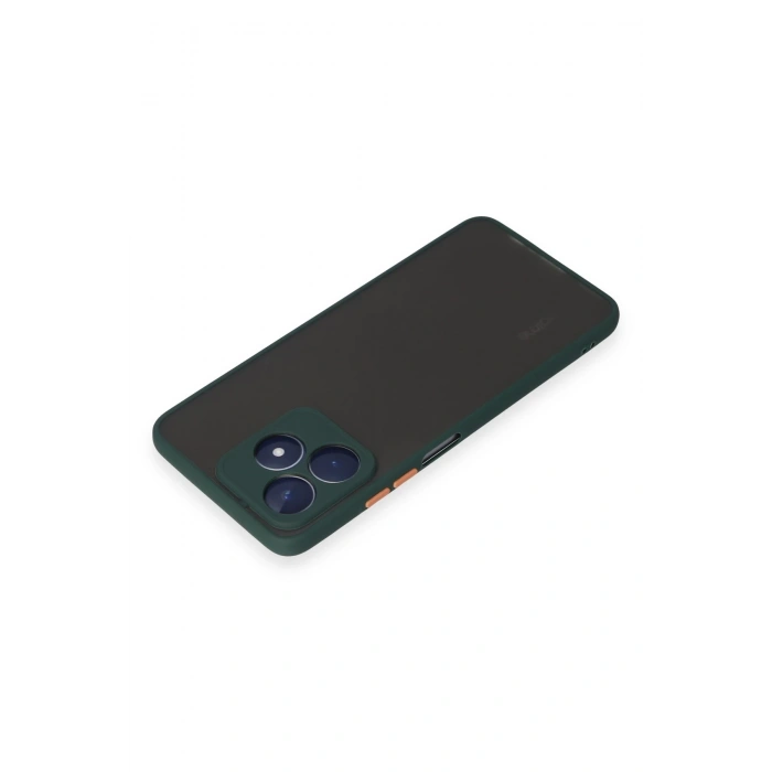 Realme C53 Kılıf Montreal Silikon Kapak - Yeşil