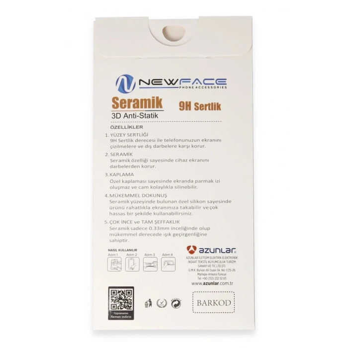 Realme C55 3D Antistatik Mat Seramik Nano Ekran Koruyucu