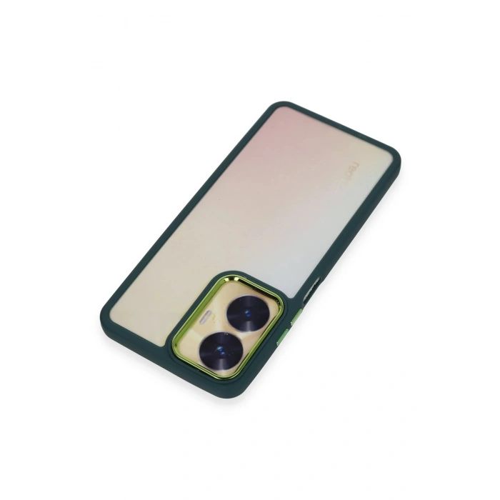 Realme C55 Kılıf Dora Kapak - Haki Yeşil