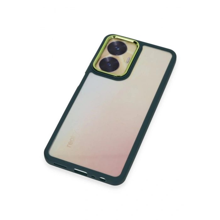 Realme C55 Kılıf Dora Kapak - Haki Yeşil