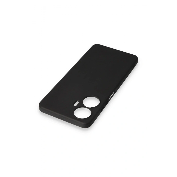Realme C55 Kılıf First Silikon - Siyah