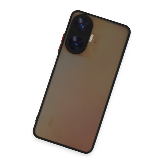 Realme C55 Kılıf Montreal Silikon Kapak - Siyah