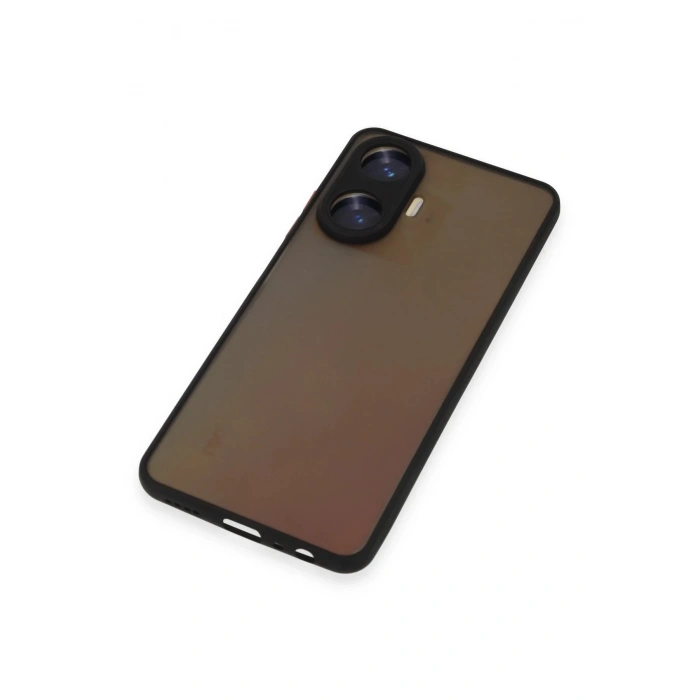 Realme C55 Kılıf Montreal Silikon Kapak - Siyah