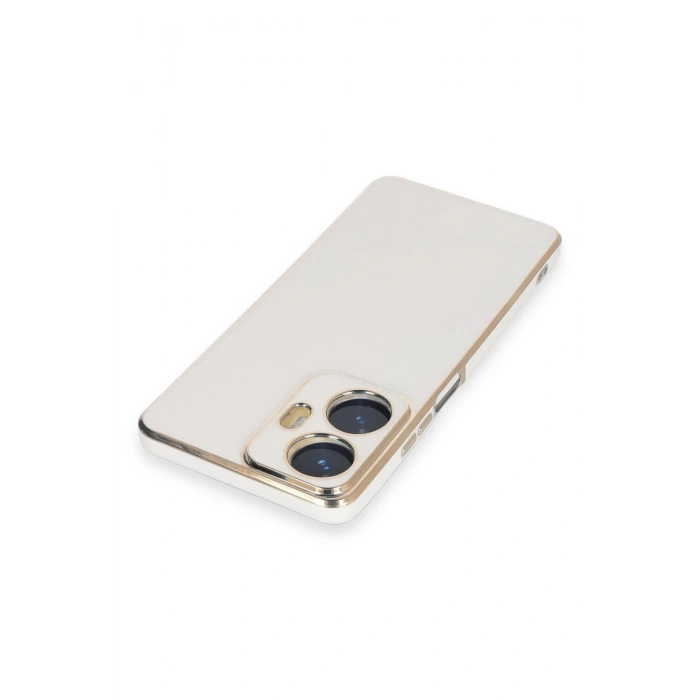 Realme C55 Kılıf Volet Silikon - Beyaz