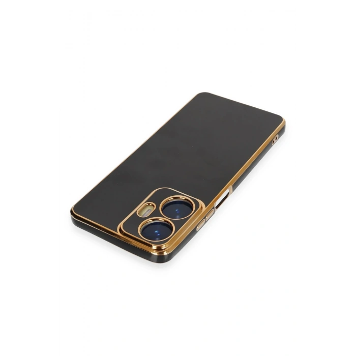 Realme C55 Kılıf Volet Silikon - Siyah