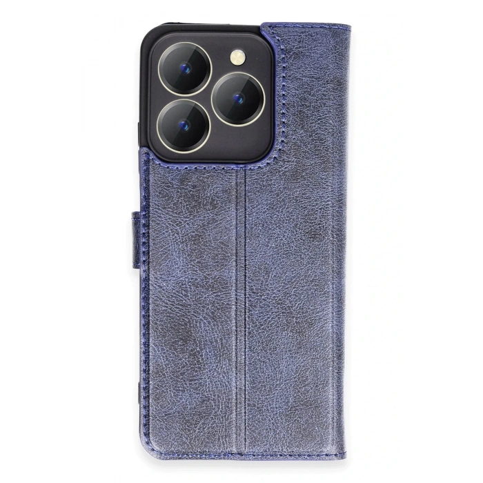 Realme C63 Kılıf Trend S Plus Kapaklı Kılıf - Lacivert