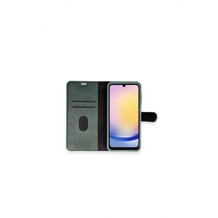 Realme C63 Kılıf Trend S Plus Kapaklı Kılıf - Yeşil