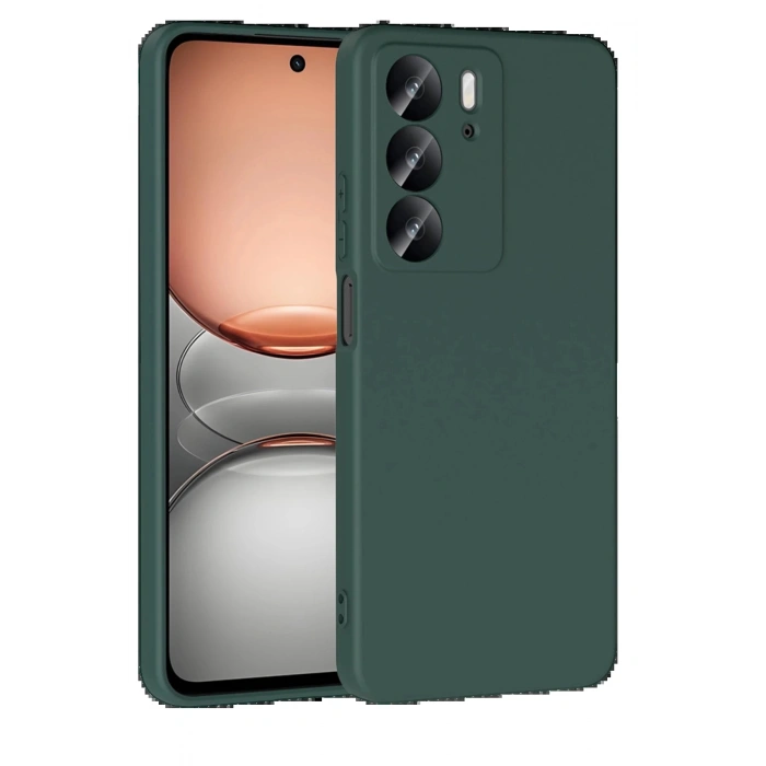Realme C75 4G First Silikon - Koyu Yeşil