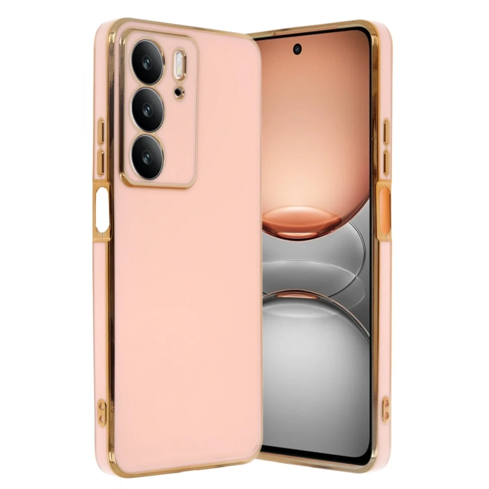 Realme C75 4G Kılıf Volet Silikon - Pembe