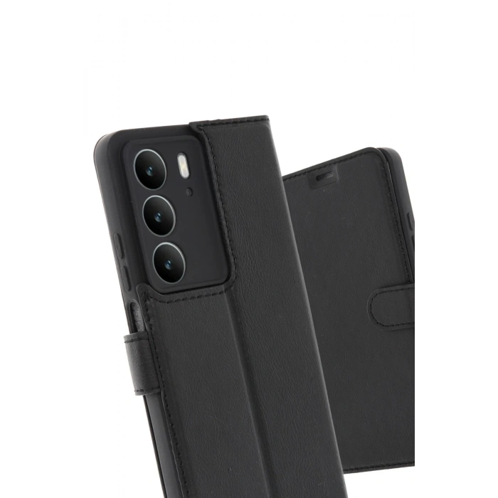 Realme C75 4G Trend S Plus Kapaklı Kılıf - Siyah