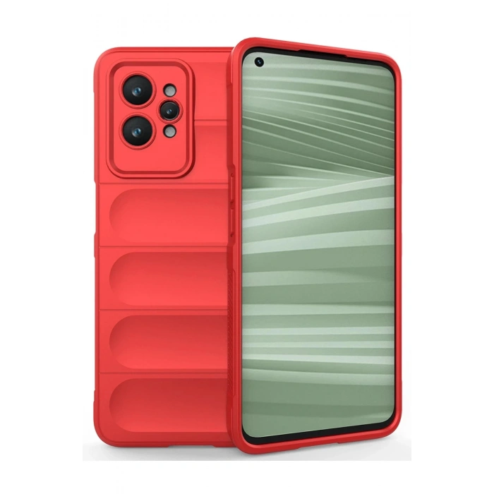 Realme GT2 Pro 5G Kılıf Optimum Silikon - Kırmızı