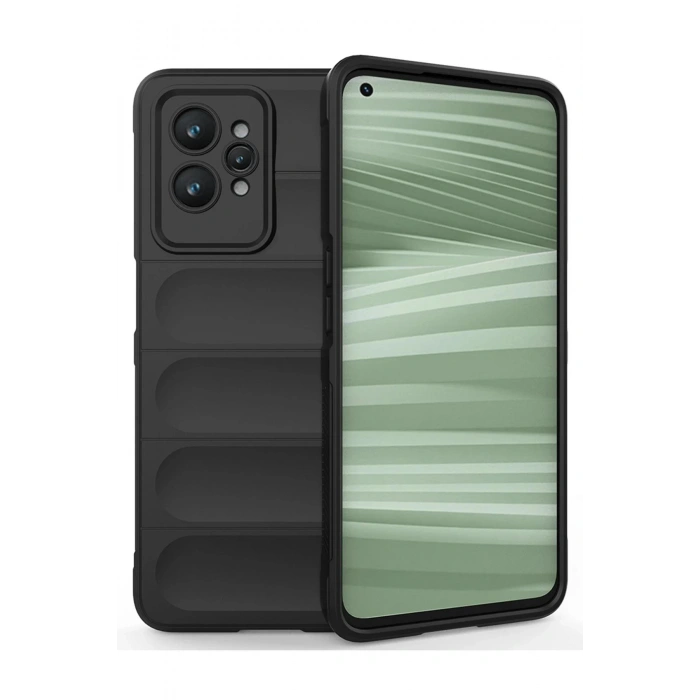 Realme GT2 Pro 5G Kılıf Optimum Silikon - Siyah