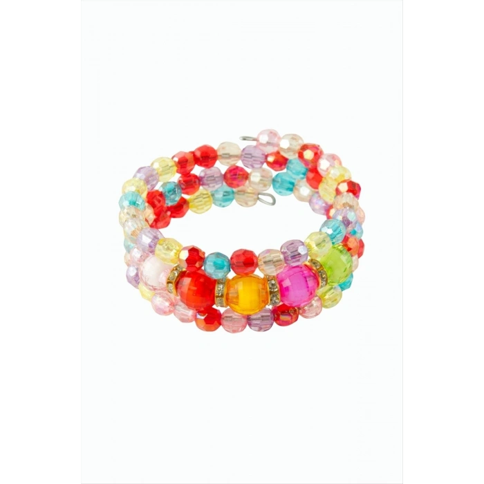 Renkli Helezon Boncuk Çocuk Bileklik