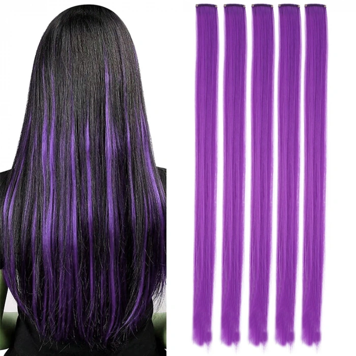 Renkli Sentetik Çıt Çıt - 5 Adet - D09