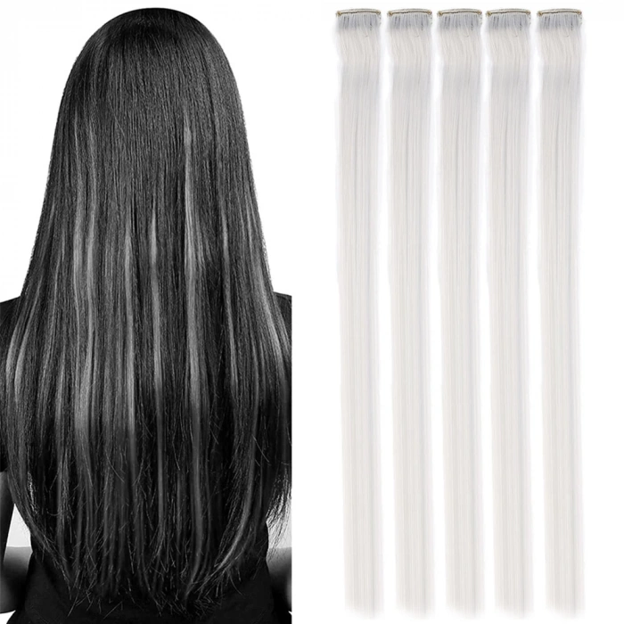 Renkli Sentetik Çıt Çıt - 5 Adet - D12