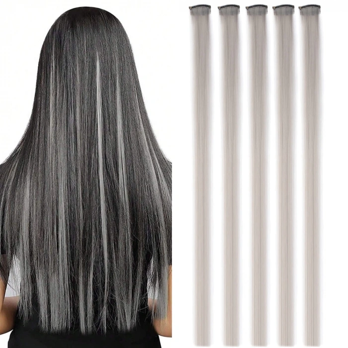 Renkli Sentetik Çıt Çıt - 5 Adet - D23