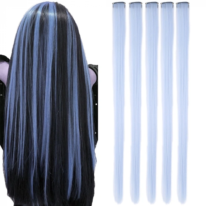 Renkli Sentetik Çıt Çıt - 5 Adet - D39