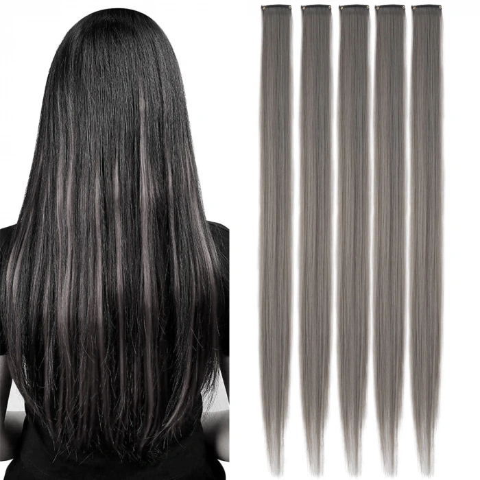 Renkli Sentetik Çıt Çıt - 5 Adet - D42