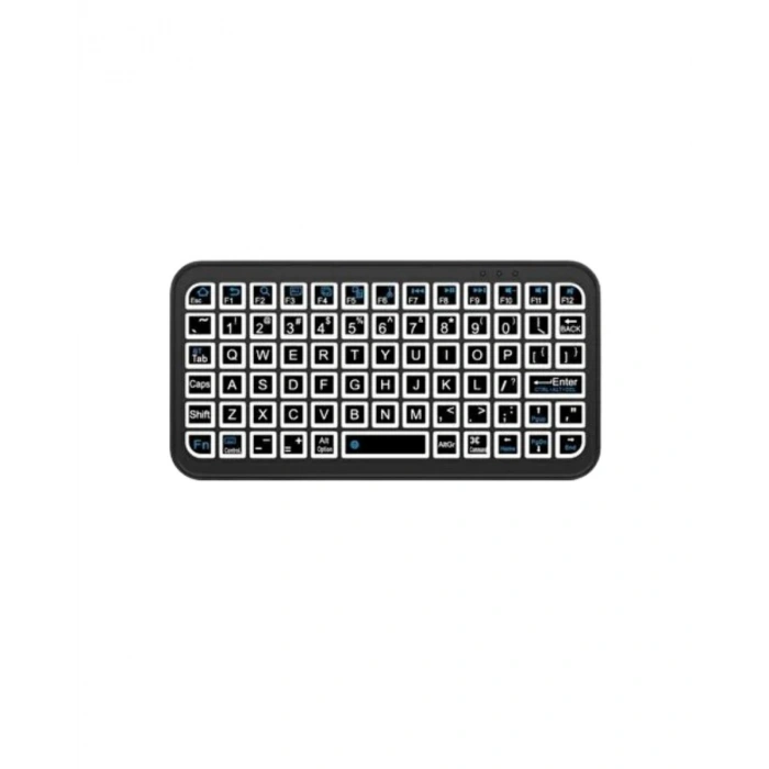 Rgb Işıklı Kablosuz Mini Klavye 10 Mm İnce Gövde
