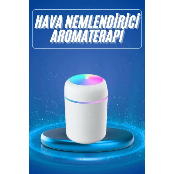 Rgb Işıklı Ulrasonik Ledli Hava Nemlendirici Buhar Makinesi Buhardanlık