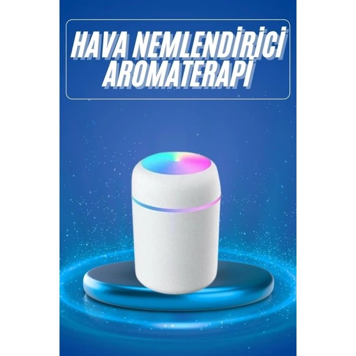 Rgb Işıklı Ulrasonik Ledli Hava Nemlendirici Buhar Makinesi Buhardanlık