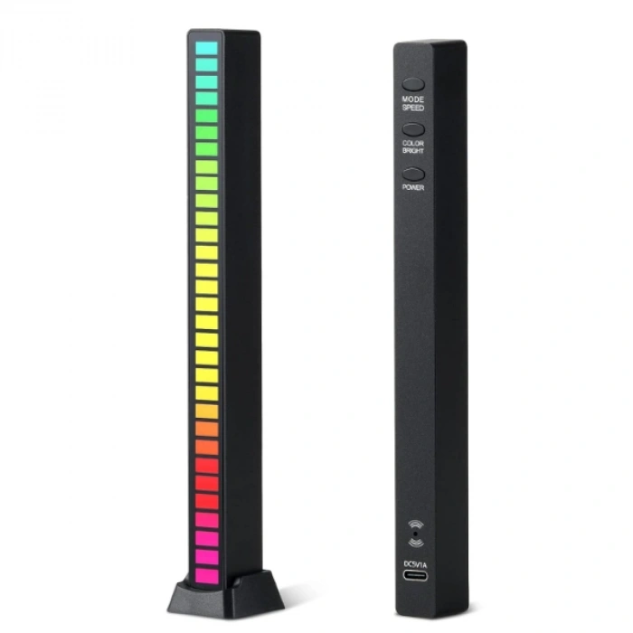 RGB Sese Duyarlı Taşınabilir Ekolayzer LED Çubuk