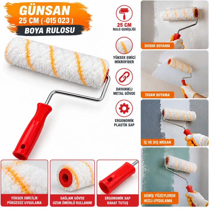 RULO 25CM BOYA RULOSU (4887)