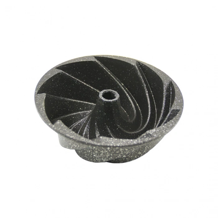 RÜZGAR GÜLÜ MODEL   DÖKÜM   GÖBEKLİ  KEK KALIP  ÇAP: 24CM  - DERİNLİK: 9CM (4887)