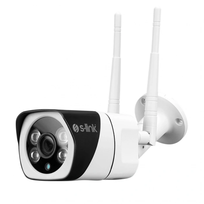 S-lınk Df-803w Akıllı Güvenlik Kamerası Wifi 2mpix 3.6mm Lens 10m. Gece Görüşü Micro Sd Kartlı Tuya Yazılım(1923)