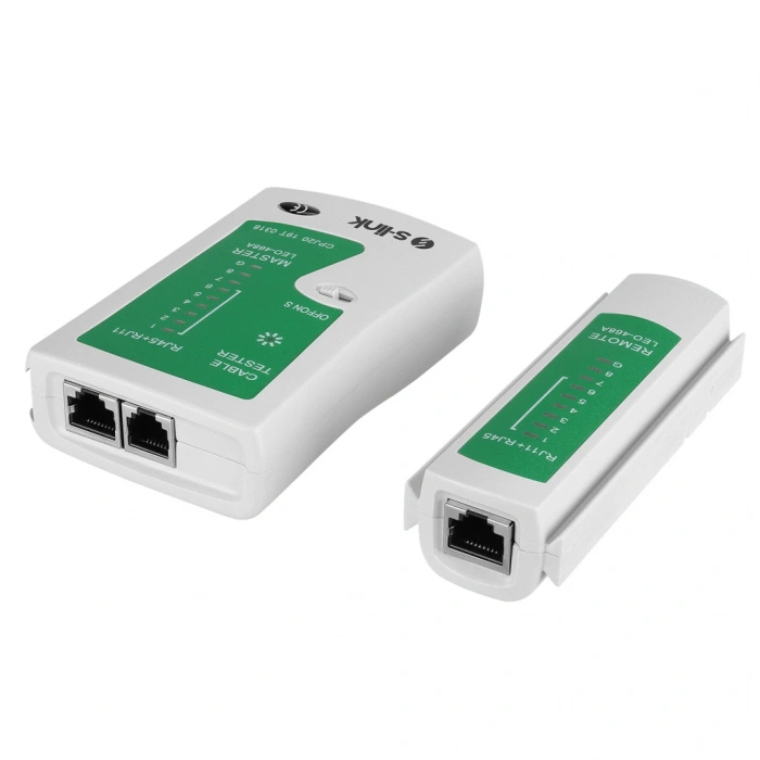 S-lınk Sl-468 Rj45 Ve Rj11 Tester Kablo Test Cihazı(1923)