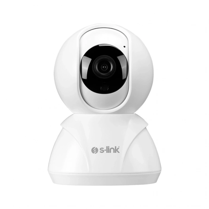 S-lınk Sl-ınd02 Ev/bebek Güvenlik Kamerası Wifi 2mpix 3.6mm Lens 10m. Gece Görüşü Hareket Algılama İki Yönlü Ses Micro Sd Kartlı Tuya Yazılım(1923)