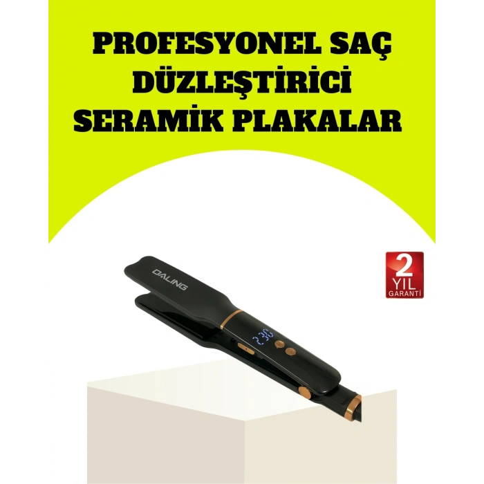 Saç Düzleştirici 30 Saniyede Isınma Hafif Ve Portatif Tasarım